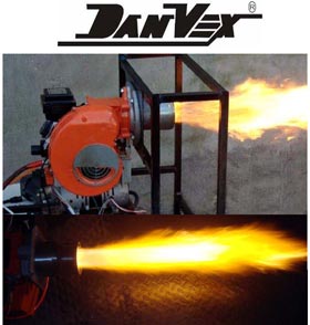 Мультитопливные горелки на отработанном масле DanVex производства финского концерна Danvex Oy.